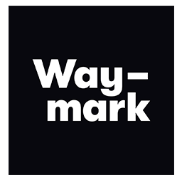 Waymark logo – AI-powered video advertising platform for creating branded commercials and marketing videos
