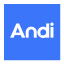 Andi logo – AI-powered conversational search engine for answering questions with real-time sources