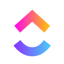 ClickUp logo – AI-powered project management and productivity platform